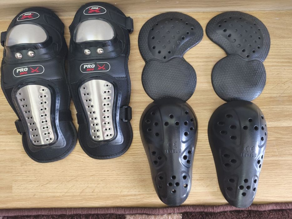 Protecții moto nivel 2 genunchiere/cotiere/solduri/metalice
