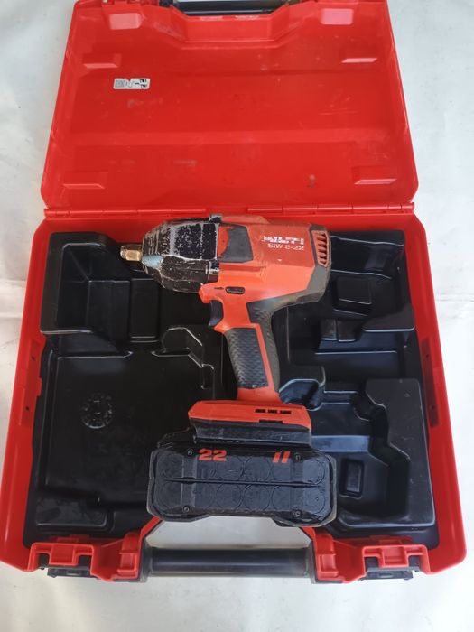 Cheie impact prezoane hilti siw8, baterie 8 ah și cutie