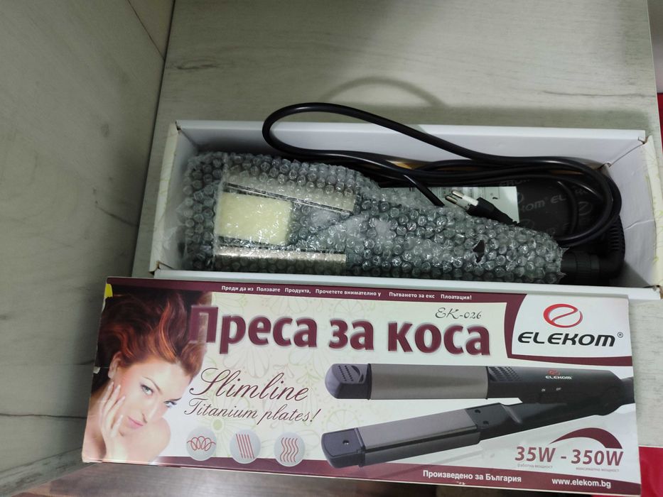 Преса за коса 2 в 1  на Елеком