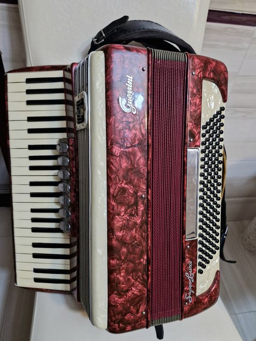Acordeon Guerrini Superluxe cu 120 basi