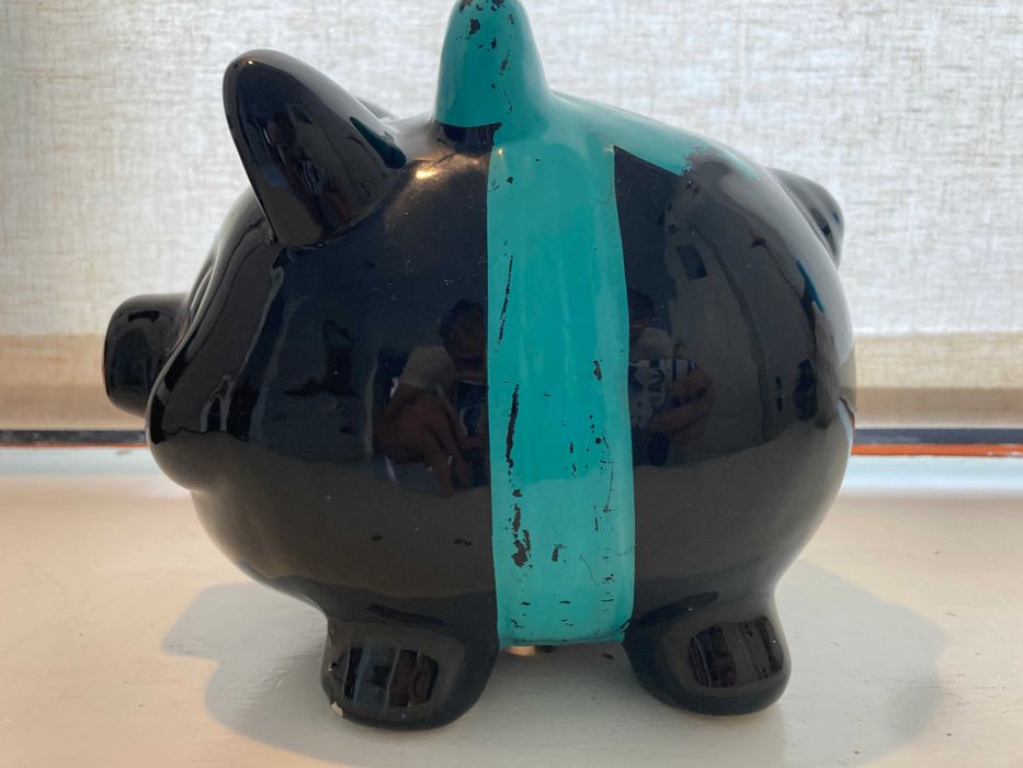 Pucel pusculita camera copilului in ceramica produs in SUA, rar