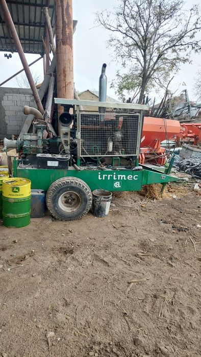 Vand motopompa Irrimec cu motor iveco in 6 pistoane