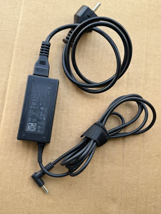 Оригинално зарядно за лаптоп HP 19.5V 2.31A Синя букса , зарядно hp
