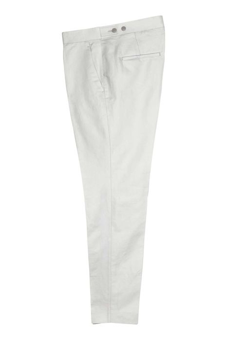 costum H&M mar. 50/52 gri-deschis bumbac+in, talie (pt./sc.)=90/100 cm