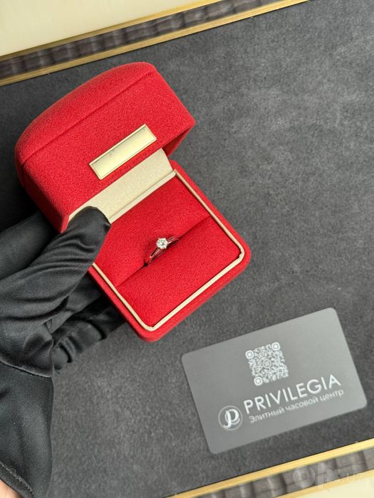 NEW Кольцо с бриллиантом 0,36 ct.