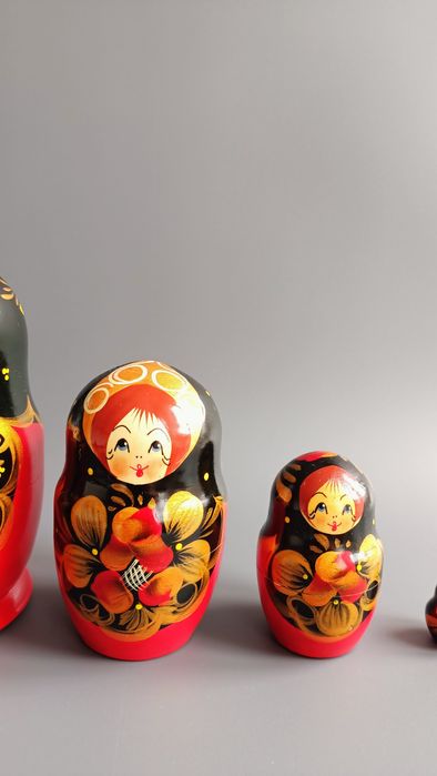 Сувенир матрешка деревянная 4 в 1