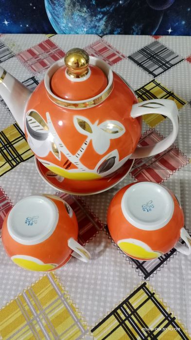 Чайный сервиз. Советский.