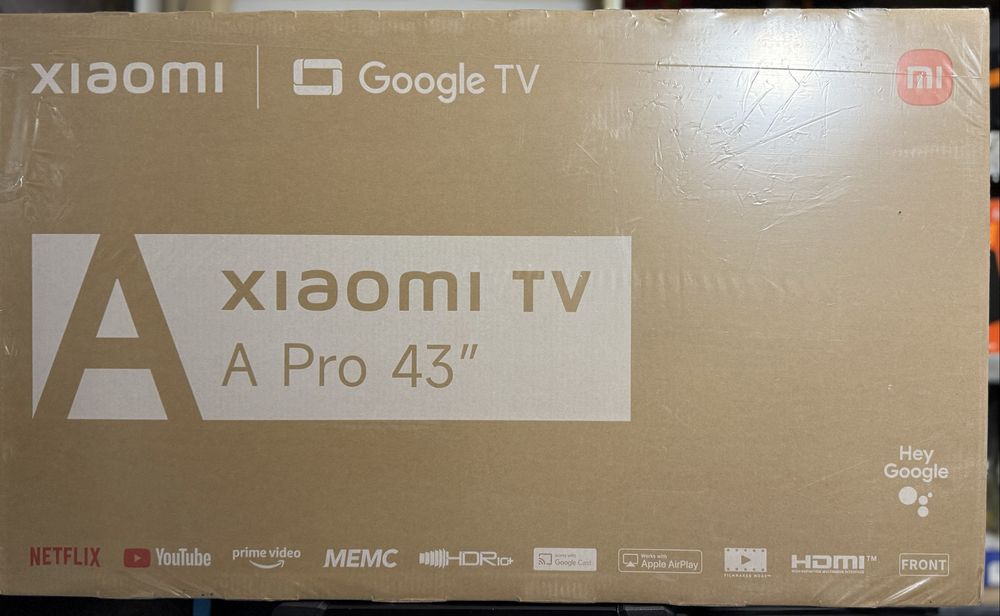 НОВ!!! Телевизор Xiaomi QLED A Pro, 43", Smart Google TV, 4K Ultra HD