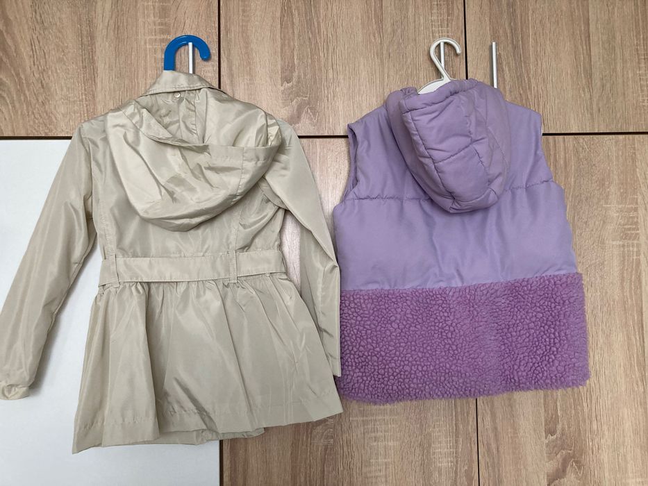 Детски шлифер и елек 104 р-р 3-4 г