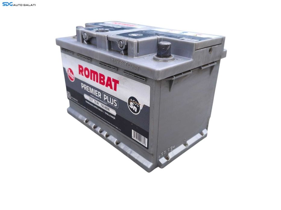 Baterie Acumulator Auto 75Ah 750A 5752K30075 ROMBAT Volkswagen Audi Seat Skoda Ford Opel Toyota BMW Mercedes Renault Peugeot Dacia  [B4730]
