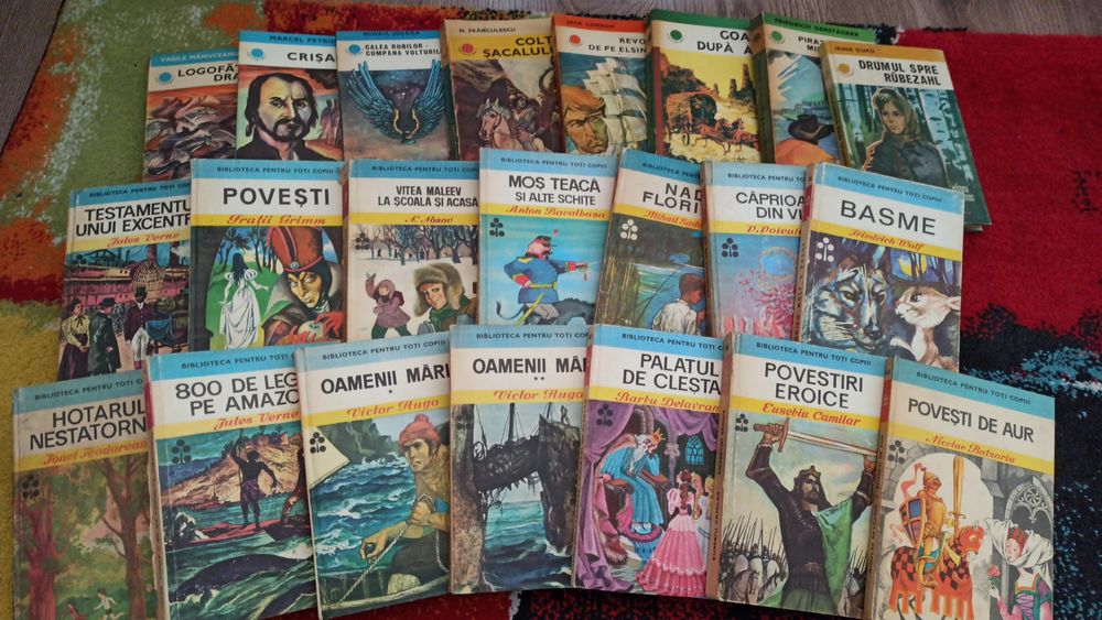 Cărți - Biblioteca pt toți copii - cultură școală elevi anii 1975