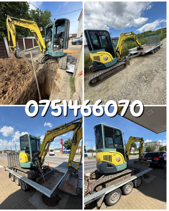Inchiriez Miniexcavator 3.5T 1700 Ron/zi