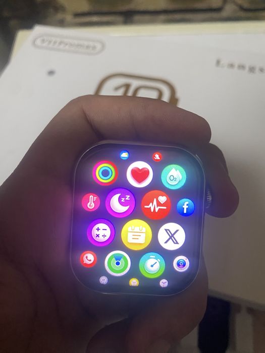 V11 Pro Max смарт сағат — жаңа, толық комплект