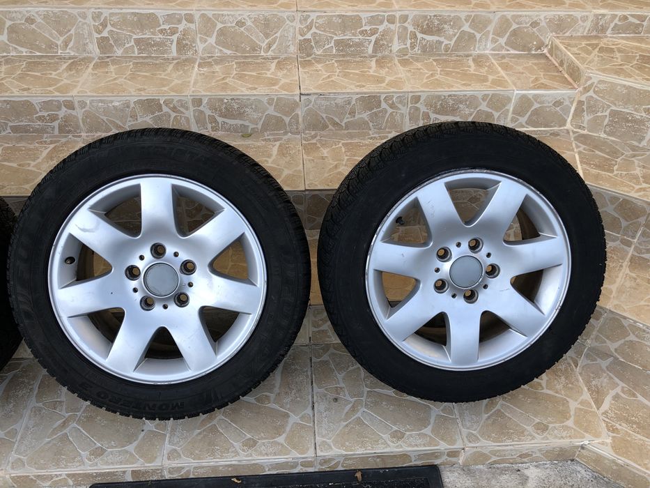 Vand jante Mg 5x120 cu anvelope iarna Fulda 205/55/16 apoape noi