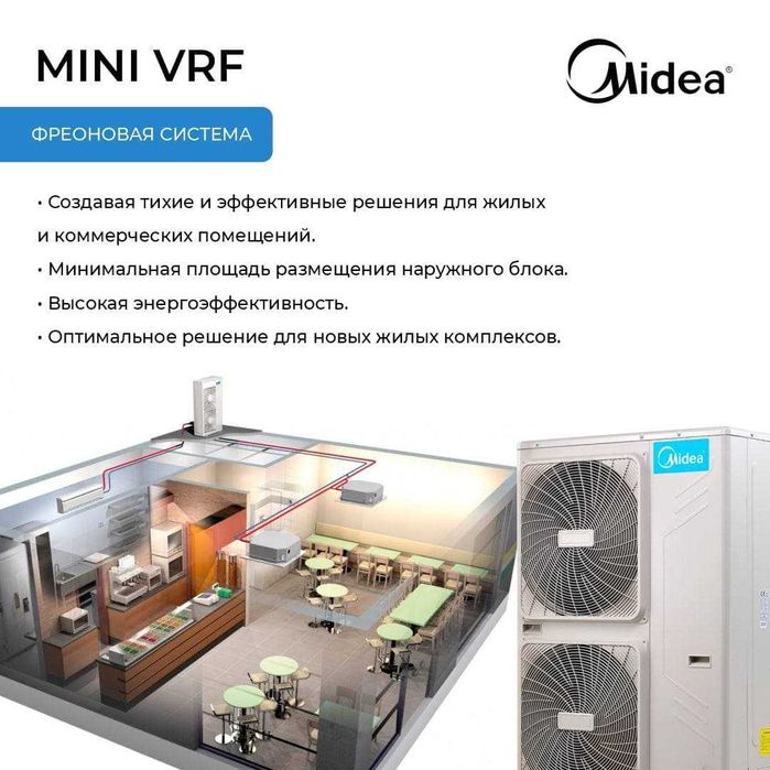 Наружный блок VRF Midea MV6-450WV2GN1 инверторный. В НАЛИЧИИ!