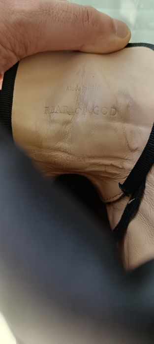 Fear of god military sneakers Made in Italy High top 42