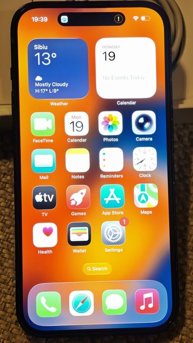 iPhone 14 Pro 128GB Space Black – Baterie 87% – Cutie + Pachet 9 Huse Premium Cadou!