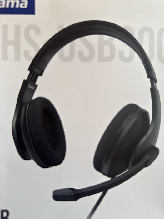 Casti on-ear cu fir Hama HS USB300 V2