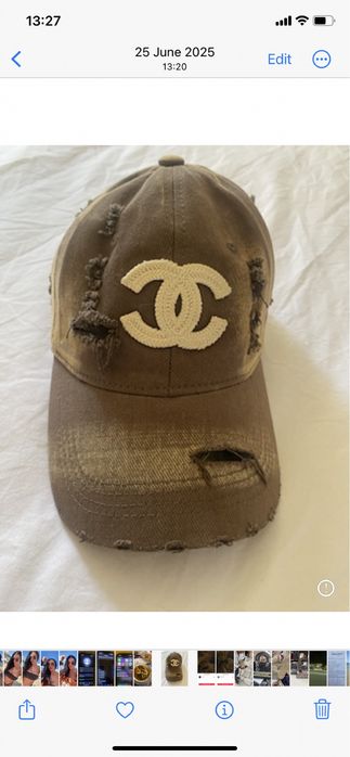 Шапка с козирка Chanel