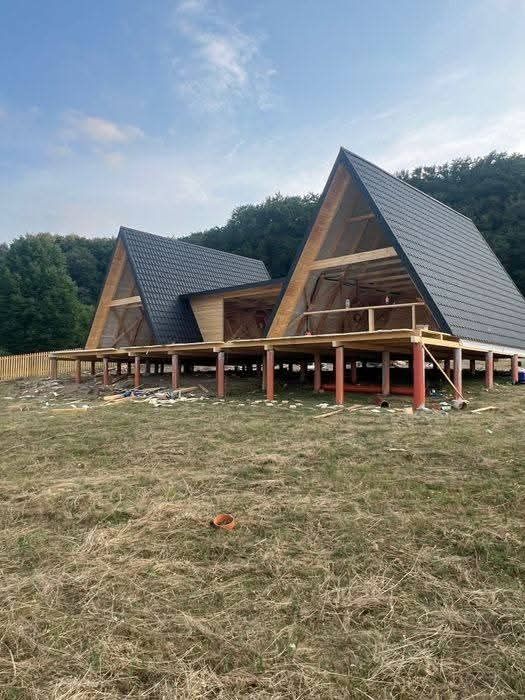 Vand  Construim casa de cabana tip A Frame house modulare exista

Cons