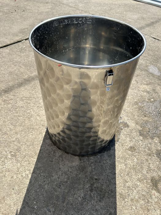 Неръждаем съд 50L Polsinelli INOX 18/10 с кран и капак ИТАЛИАНСКИ