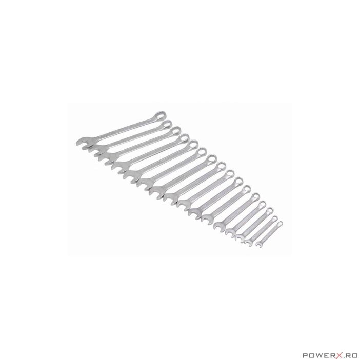 Set chei combinate 16 piese, fixe si inelare in inch, toli, 1/4" - 1"