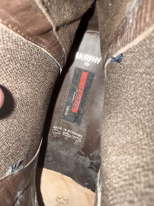 43 Мъжки обувки lloyd  боти естествена  кожа велур