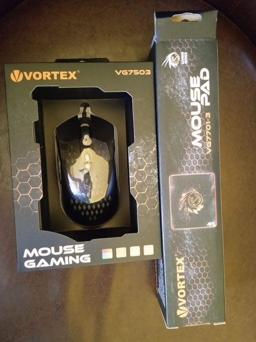 Mouse gaming Vortex + mouse pad Vortex