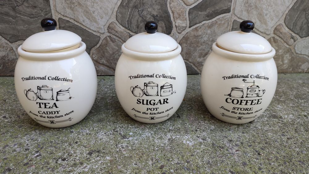 Set borcane vintage pt. Zahăr, cafea și ceai