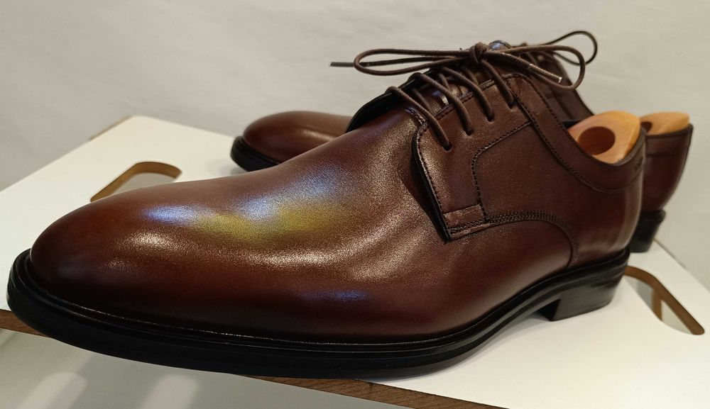 Pantofi derby plain toe 46 46.5 premium JOOP! NOI piele naturala moale