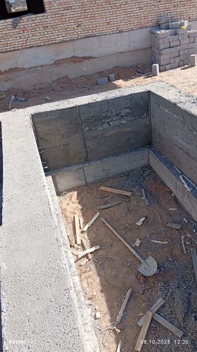 Үйдің ірге тасын құиамыз. Сапалы бетон