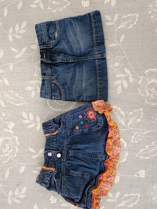 Дънкови поли за момиче 2-3 години