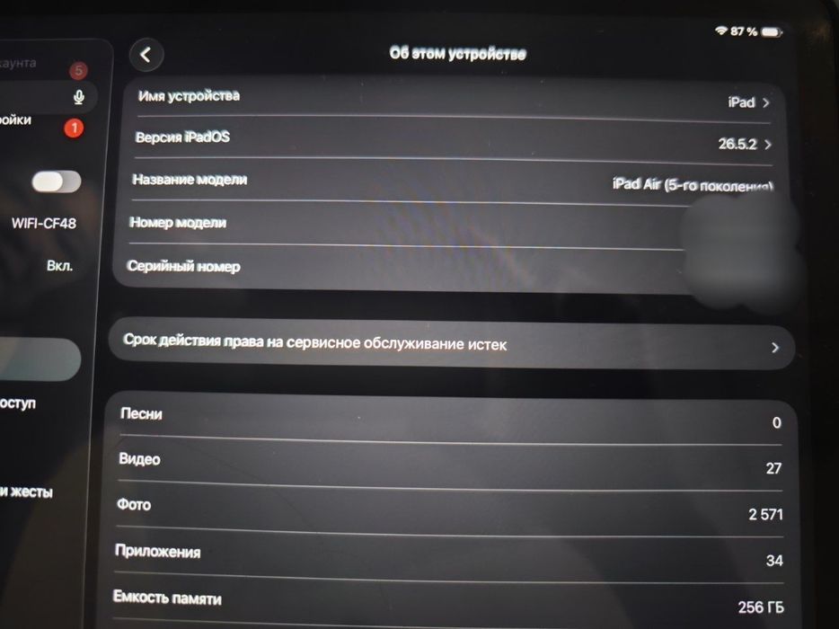 Ipad air (5-го поколения)