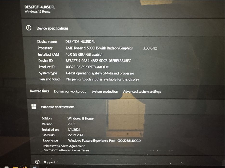 Asus ROG Zephyrus G15 RTX3080
