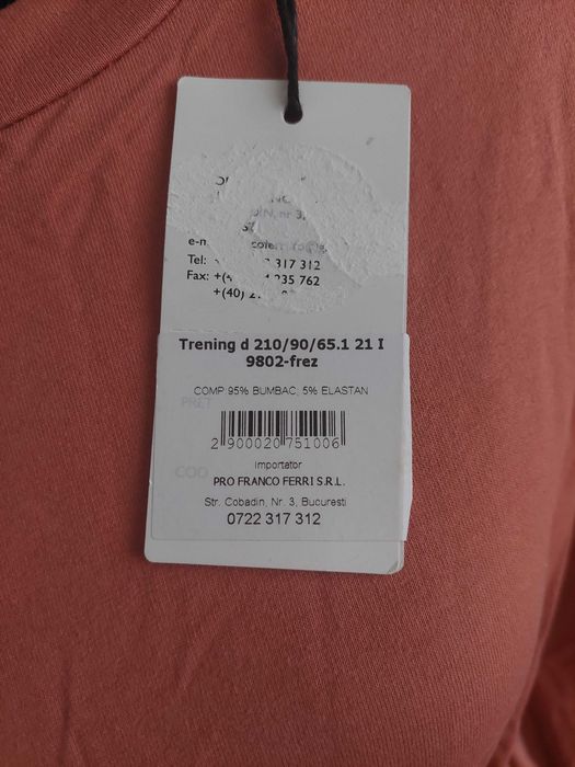 Trening set de stradă / casă roz pudrat peplum cambrat