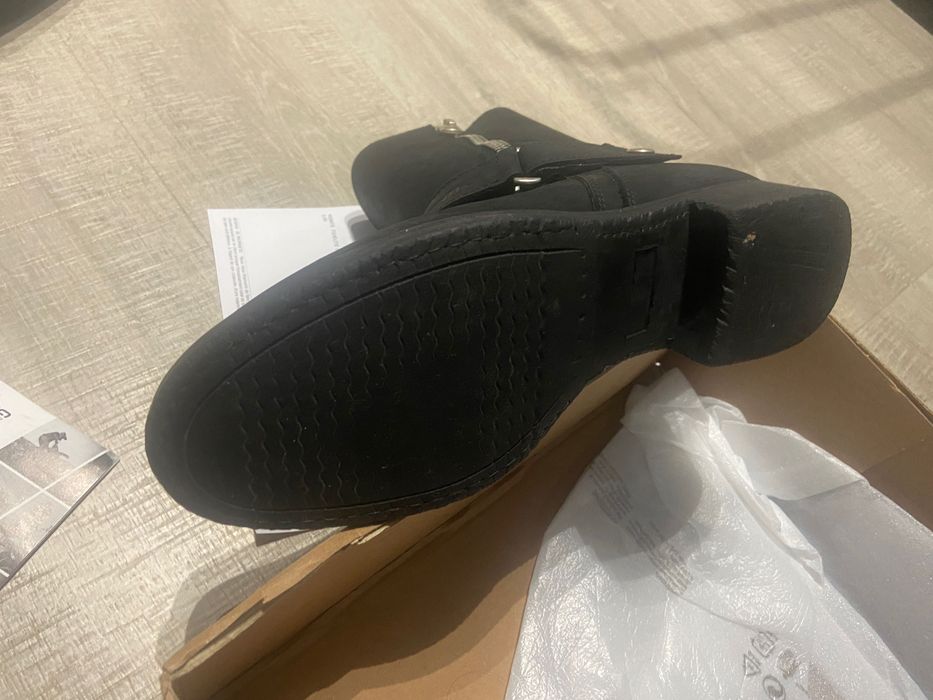 Cizme piele  moto-noi mar .40