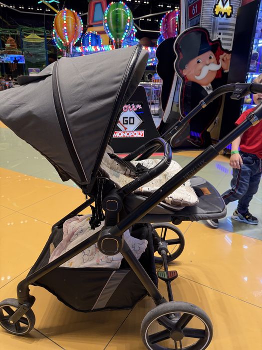 Срочно продам коляска серый New Lux