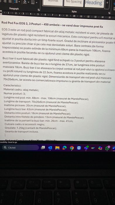 Vand 2 Rod pod Fox Eos 3