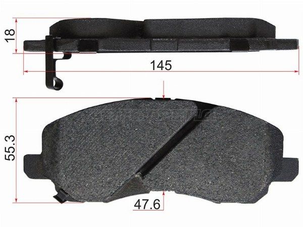 Колодки тормозные Mitsubishi Asx