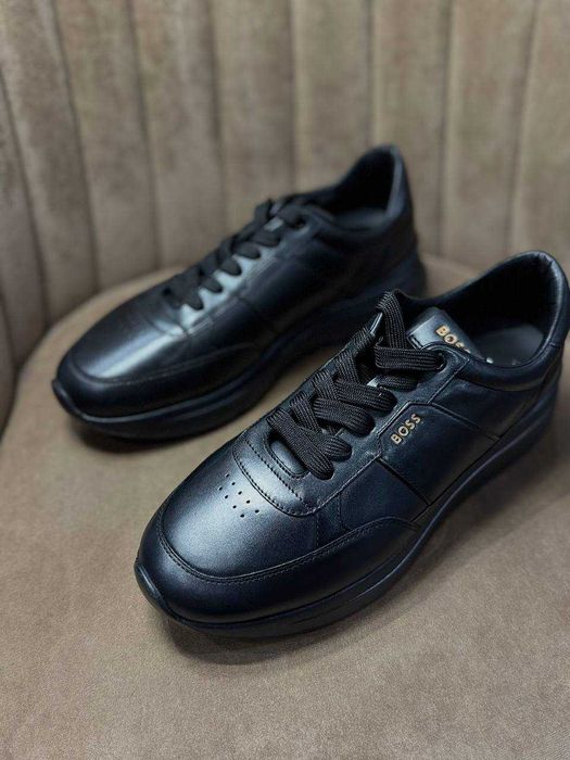 BOSS мужские кожаные кроссовки РАЗМЕР 42,43,44