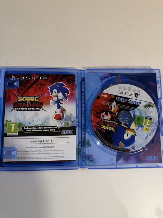 Ps5 игра Sonic Shadow GENERATIONS 15€