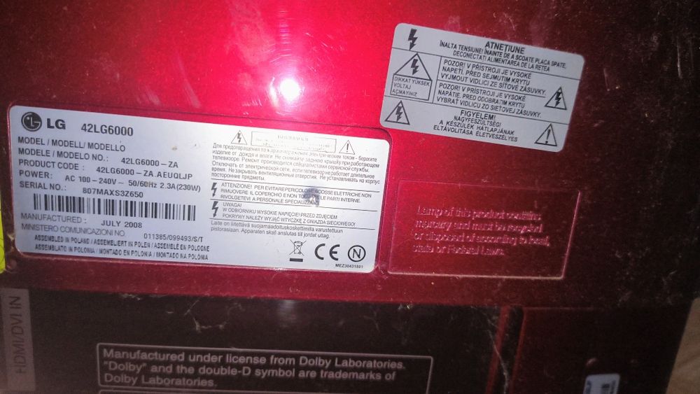 LG LCD 42 Scarlet /42LG6000