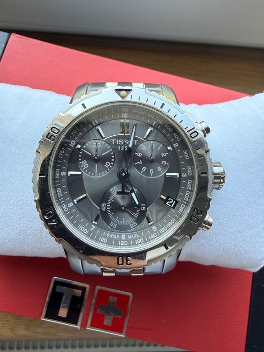 Tissot PRS 200 Chronograph T067.417.11.051.00 – original, cutie, acte