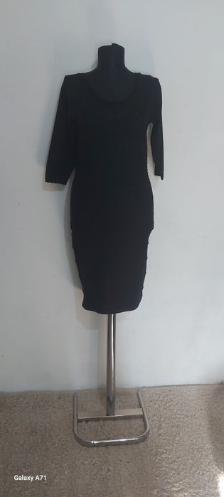 Rochie neagra mas.L, Orsay, cu fir argintiu