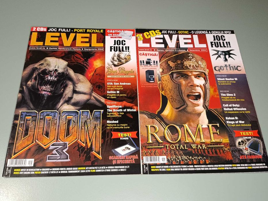 Lot reviste LEVEL an 2004