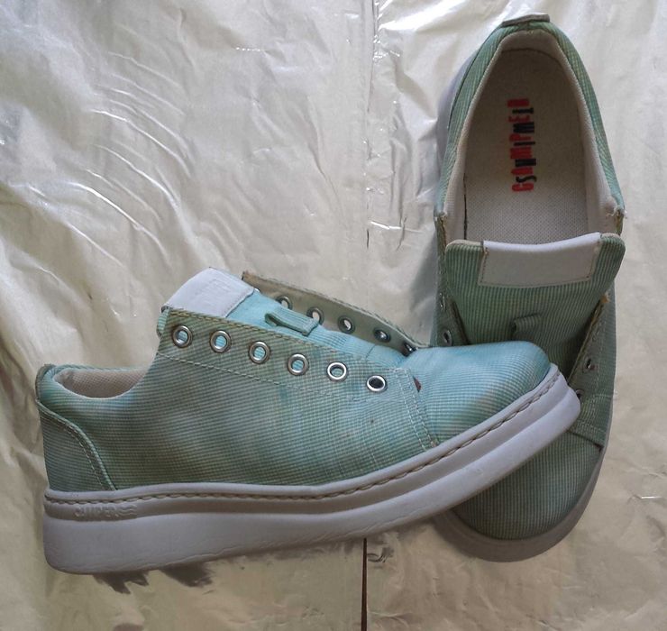 Tenisi dama Twins, Camper, Material textil, Albastru deschis, 37 EU