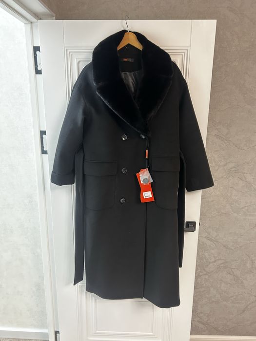 Черное пальто,турецкого производства