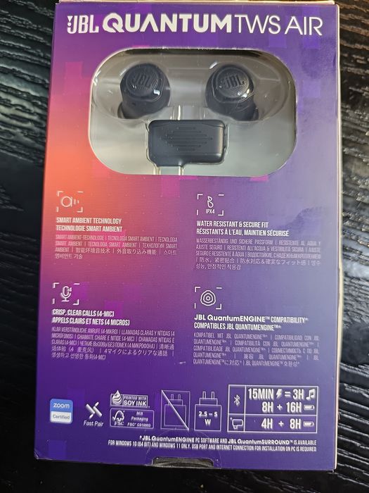 Căști JBL Quantum Tws Air, nou, sigilat
