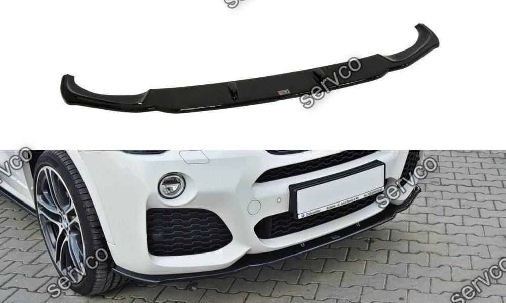 Prelungire lip bara fata Bmw X4 F26 M-Pack 2014-2018 v1 Maxton Design