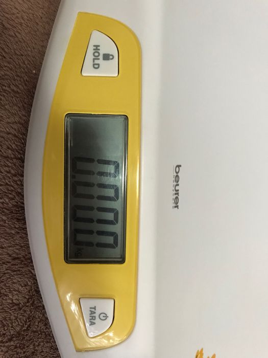 Cantar digital copii/nou-nascuti, Beurer, ecran LCD mare, max. 20kg